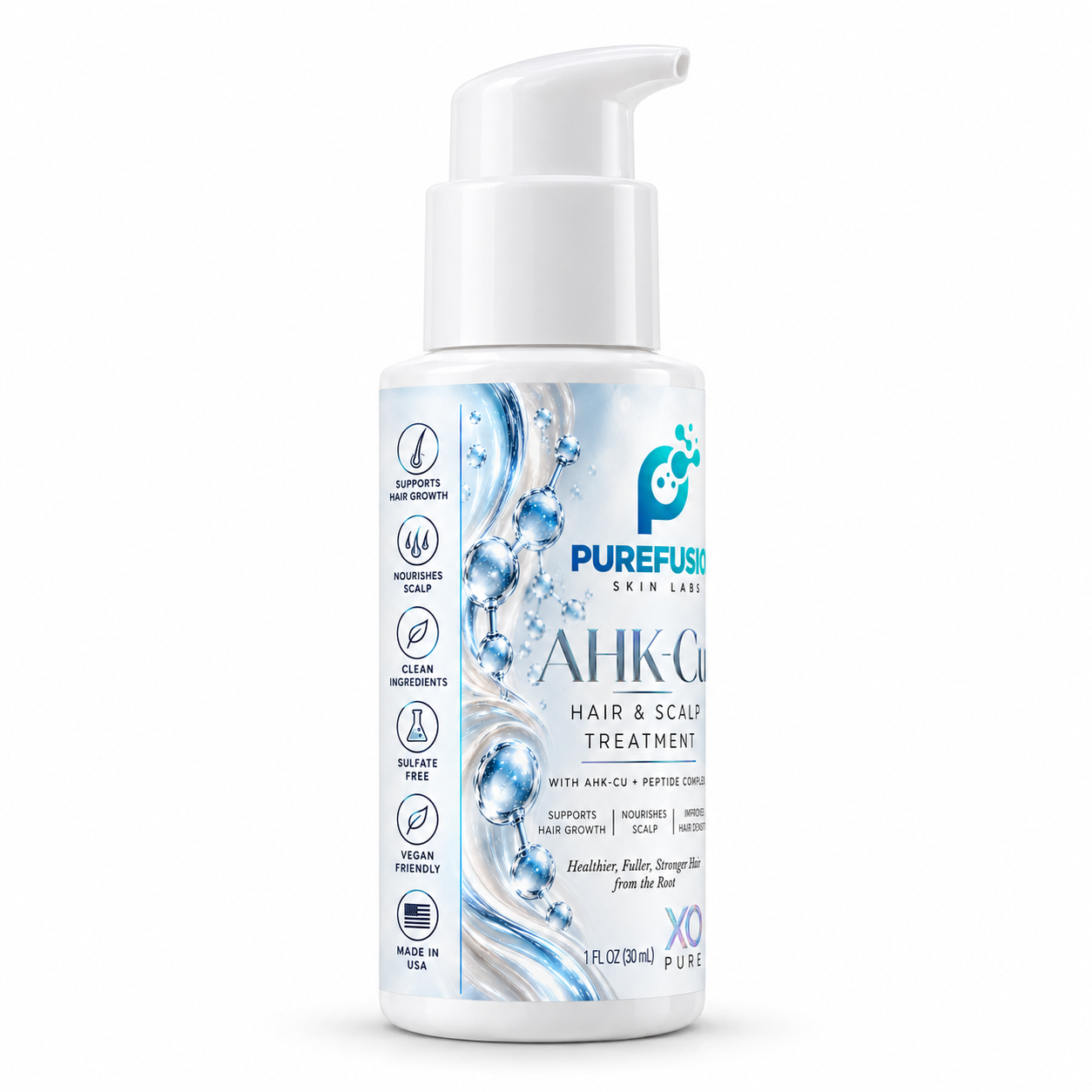 Purefusion AHK-Cu Hair & Scalp Treatment — 30 mL - Image 2